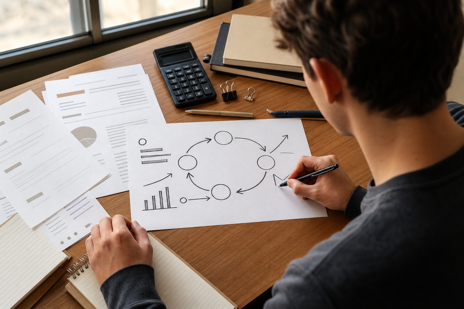 Le cycle d’exploitation explique l’argent avancé avant la vente