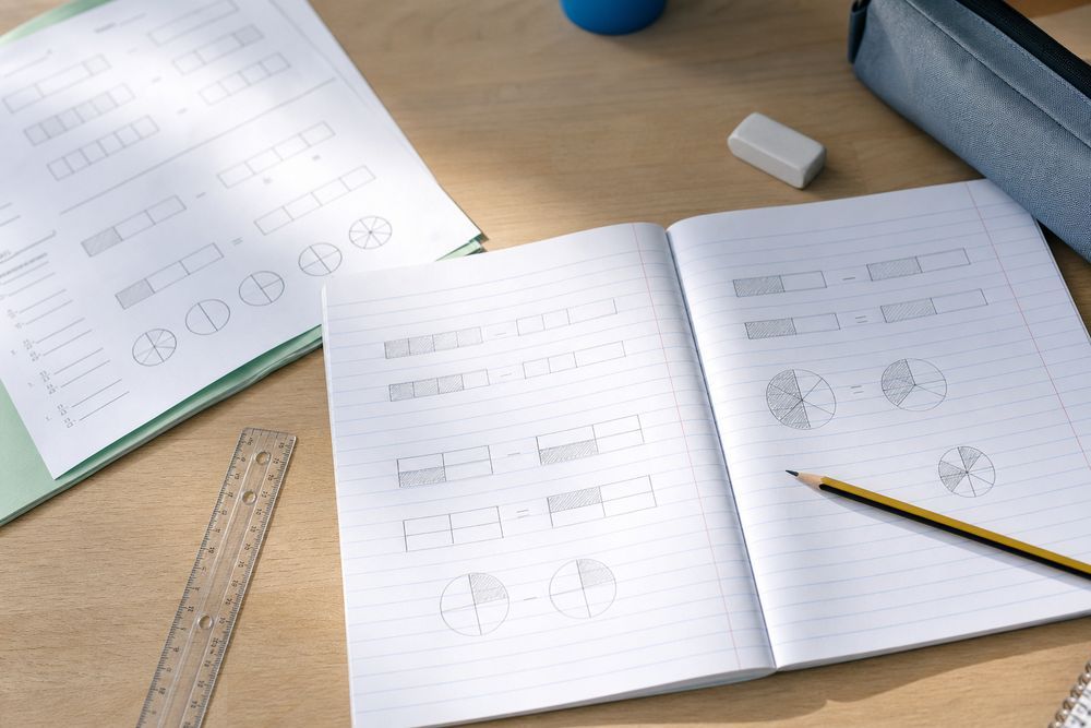 Les exercices sur les Fractions en 5ème font progresser en maths