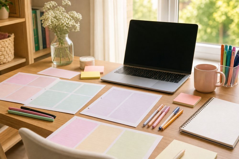 Le modèle de fiche de révision Aesthetic : clair et mémorisable