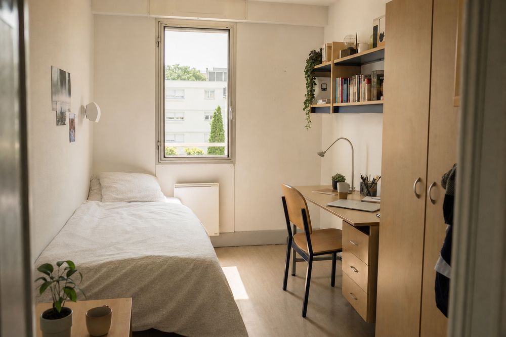Une chambre en résidence Crous se choisit avec méthode